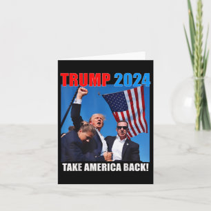 Donald Trump 2024: Amerikas Fahne zurücknehmen Karte