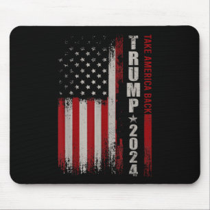 Donald Trump 2024: Amerikas Fahne zurücknehmen Mousepad