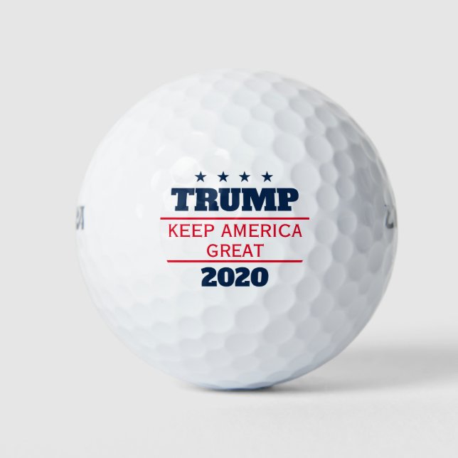 Donald Trump 2024 Behalte Amerika Großes Golfball (Vorderseite)