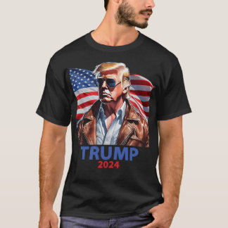 Donald Trump 2024 Blue Red T-Shirt