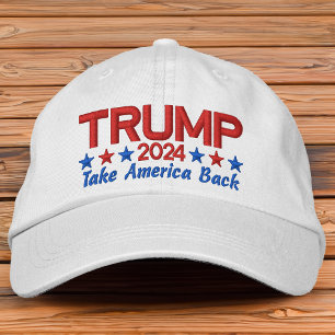 Donald Trump 2024 bringt Amerika zurück zum Patrio Bestickte Baseballkappe