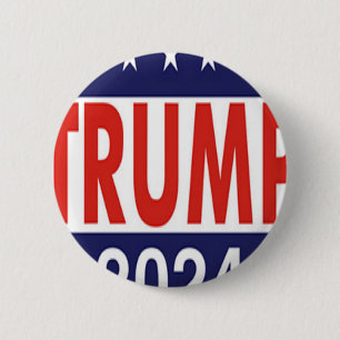 Donald Trump 2024 Button