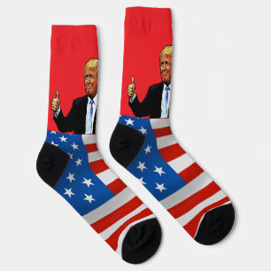 DONALD TRUMP 2024 CHRISTMAS SOCKS SOCKEN