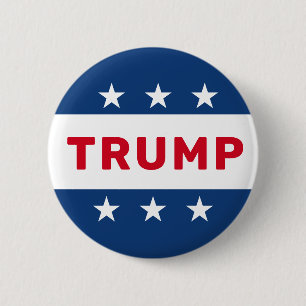 Donald Trump 2024 Classic Star Pinback Button