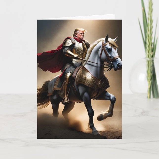 Donald Trump 2024 Funny Conservative Karte (Vorderseite)