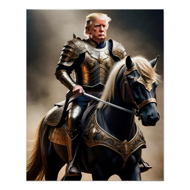 Donald Trump 2024 Funny Conservative Poster (Vorderseite)