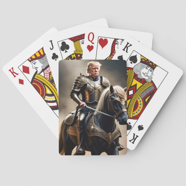 Donald Trump 2024 Funny Conservative Spielkarten (Rückseite)