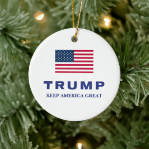Donald Trump 2024 Geschenk Keramik Ornament