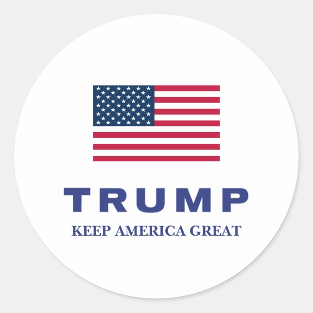 Donald Trump 2024 Geschenk Runder Aufkleber (Vorderseite)