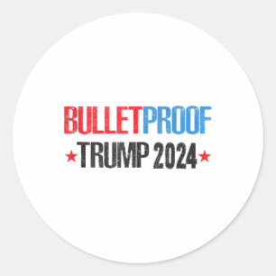 Donald Trump 2024, Gott segne Präsident Trump vor  Runder Aufkleber