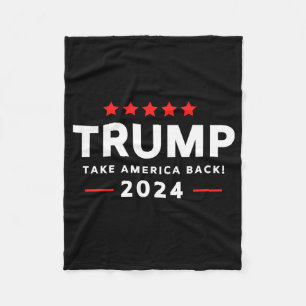 Donald Trump 2024 Holt Amerika zurück  Fleecedecke