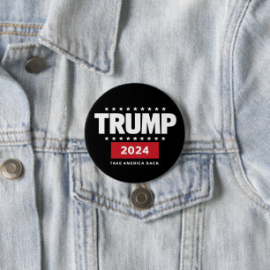 Donald Trump 2024 Holt Amerika zurück Wahl Button