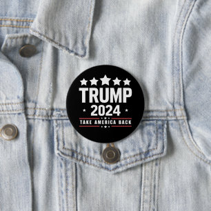 Donald Trump 2024 Holt Amerika zurück Wahl Button