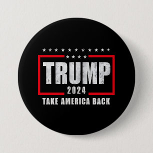 Donald Trump 2024 Holt Amerika zurück Wahl Button