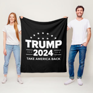 Donald Trump 2024 Holt Amerika zurück Wahl Fleecedecke
