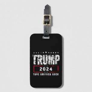 Donald Trump 2024 Holt Amerika zurück Wahl  Gepäckanhänger