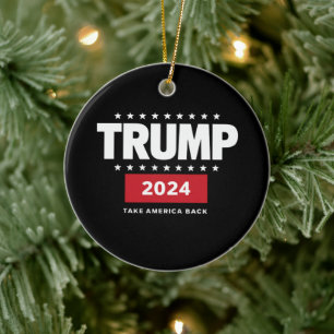 Donald Trump 2024 Holt Amerika zurück Wahl Keramik Ornament