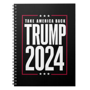 Donald Trump 2024 Holt Amerika zurück Wahl Notizblock