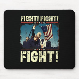 Donald Trump 2024: Kampf gegen Donald Trump F Mousepad