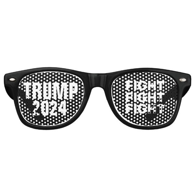 DONALD TRUMP 2024 KAMPF! SONNENBRILLE (Vorderseite)