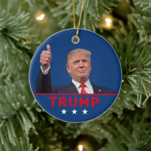 Donald Trump 2024 Keramik Ornament