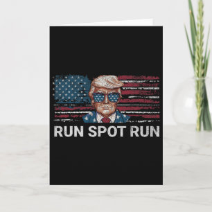 Donald Trump 2024 Lauf Spot Lauf Lustiger Republik Karte
