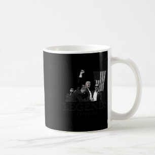 Donald Trump 2024 Legends Die nie Patriotic aus de Kaffeetasse