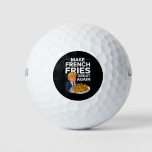 Donald Trump 2024 Mach die Pommes Frites wieder gr Golfball