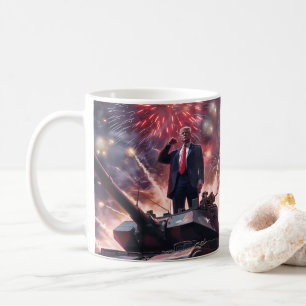 Donald Trump 2024 Militärexperte Pro-Trump Funny A Kaffeetasse