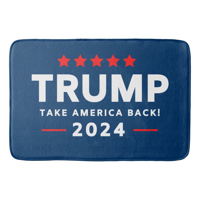 Donald Trump 2024 nimmt Amerika zurück Badematte (Vorderseite)