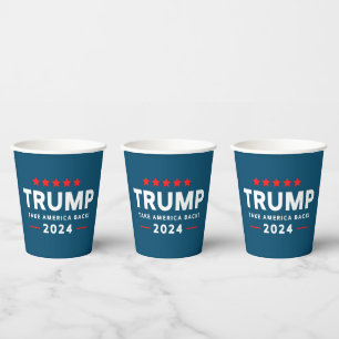 Donald Trump 2024 nimmt Amerika zurück Pappbecher