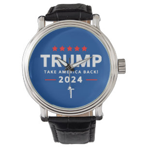 Donald Trump 2024 nimmt die Wahlen in Amerika zurü Armbanduhr