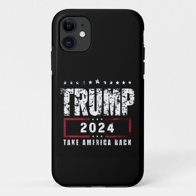 Donald Trump 2024 nimmt die Wahlen in Amerika zurü Case-Mate iPhone Hülle (Rückseite)