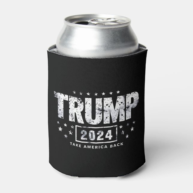Donald Trump 2024 nimmt die Wahlen in Amerika zurü Dosenkühler (Kanne Vorderseite)