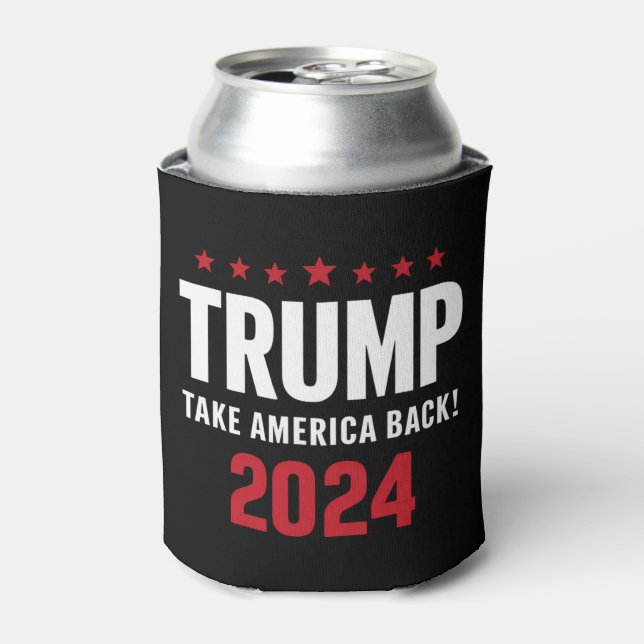 Donald Trump 2024 nimmt die Wahlen in Amerika zurü Dosenkühler (Kanne Vorderseite)