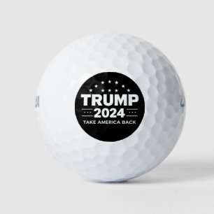 Donald Trump 2024 nimmt die Wahlen in Amerika zurü Golfball