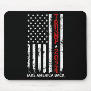Donald Trump 2024 nimmt die Wahlen in Amerika zurü Mousepad