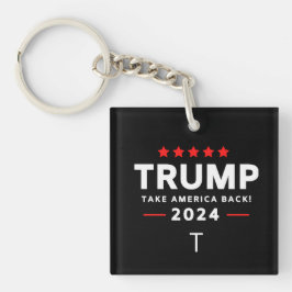 Donald Trump 2024 nimmt die Wahlen in Amerika zurü Schlüsselanhänger