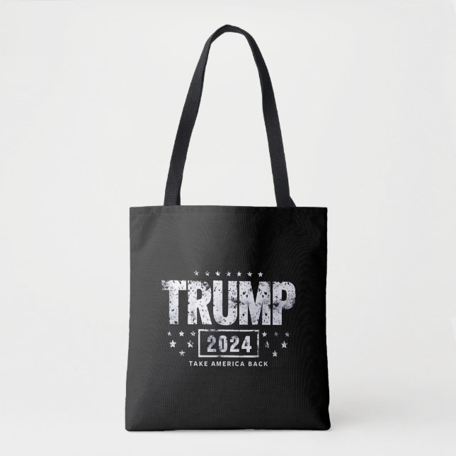 Donald Trump 2024 nimmt die Wahlen in Amerika zurü Tasche (Vorderseite)