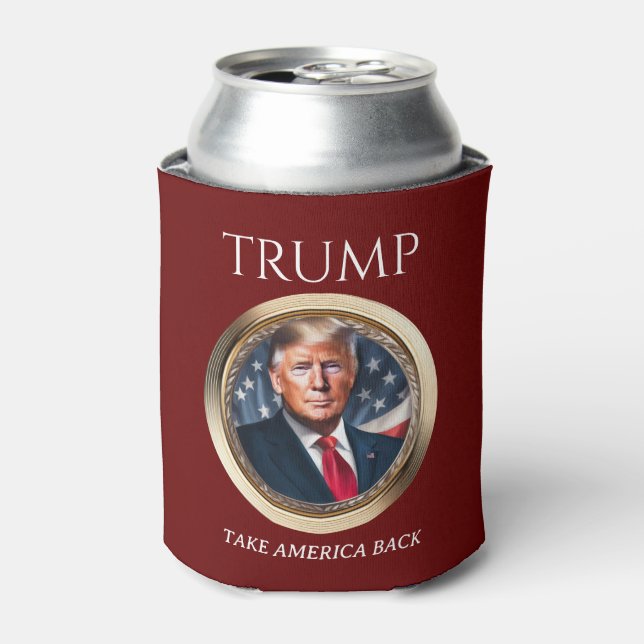 Donald Trump 2024 Republikanischer Roter Sammler Dosenkühler (Kanne Vorderseite)