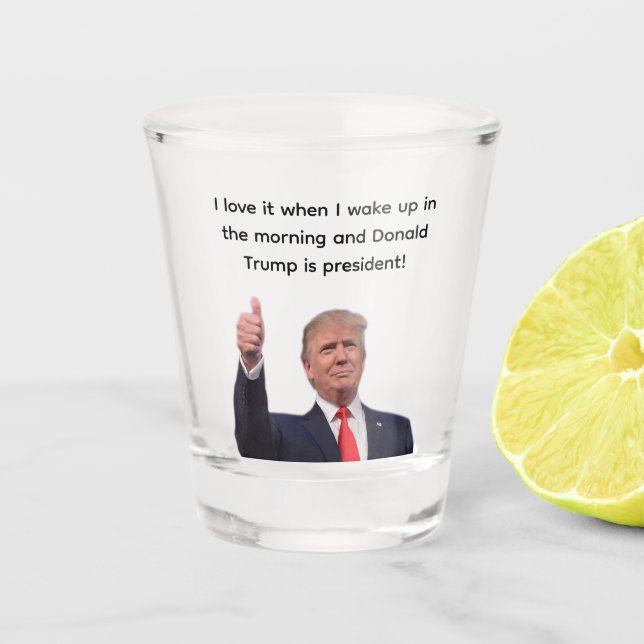 Donald Trump 2024 Schnapsglas (Vorderseite)