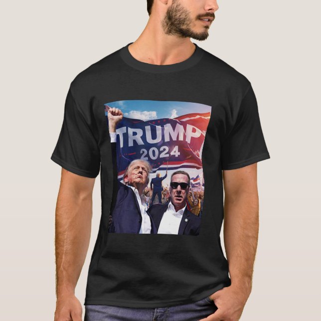 Donald Trump 2024 T Shirt (Vorderseite)