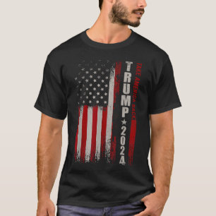 Donald Trump 2024 Take America zurück Amerikanisch T-Shirt
