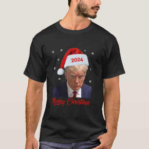 Donald Trump 2024 Tasse Shot Trump Weihnachtsmannm T-Shirt