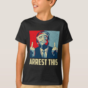 Donald Trump 2024 Unterstützerfestnahme Dies Vinta T-Shirt