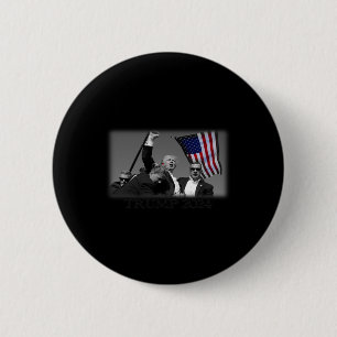 Donald Trump 2024 Versagte Attempt Usa Patriotic T Button