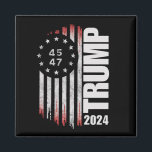Donald Trump 2024 Wahl Abstimmung 45 47 Amerikaner Magnet<br><div class="desc">Donald Trump 2024 Wahl Abstimmung 45 47 amerikanische Flagge</div>