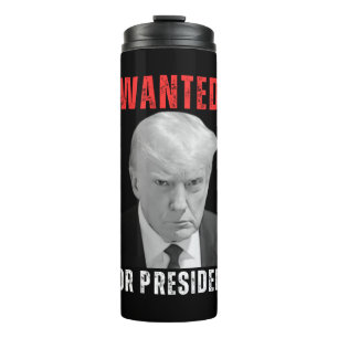 Donald Trump 2024 Wollte für Präsident Thermosbecher