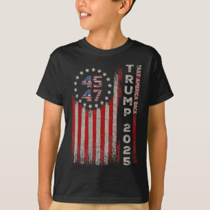 Donald Trump 2025: Amerikas amerikanische Flagge b T-Shirt