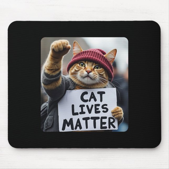Donald Trump 2025 Cats Live Problem Mousepad (Vorne)